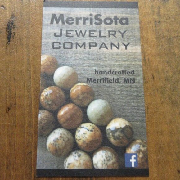 MERRISOTA JEWELRY Agate and Wood Stretch Bracelet Womens Sz 6 1/2" Gemstones NEW - Picture 6 of 6